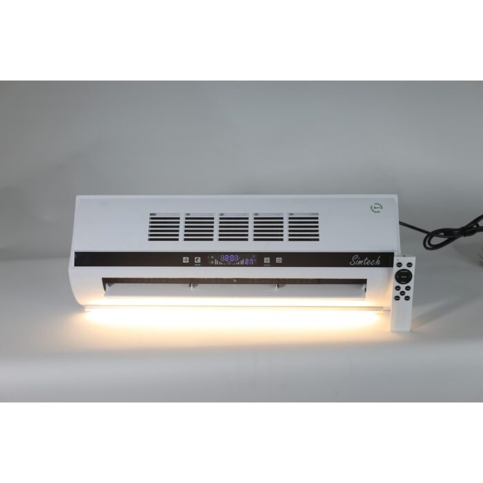 Simtech KM-1717 Hc LED Işıklı Seramik Isıtıcı ve Vantilatör - Görsel 1
