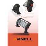 Arnell Elektirikli Isıtıcı Quartz Masa Altı 3 Çubuklu Güvenli Ve Enerji Tasarruflu 1200 Watt - Görsel 3