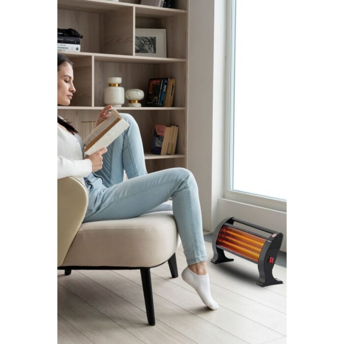 Arnell Elektirikli Isıtıcı Quartz Masa Altı 3 Çubuklu Güvenli Ve Enerji Tasarruflu 1200 Watt - Görsel 5