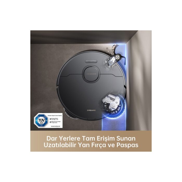 Dreame X40 Ultra Robot Süpürge Siyah, 12.000 Pa Emiş Gücü - Görsel 5