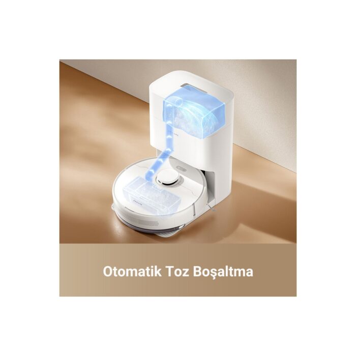 Dreame D10 Plus Gen 2 Robot Süpürge Beyaz, 6,000PA Emiş Gücü - Görsel 4