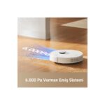 Dreame D10 Plus Gen 2 Robot Süpürge Beyaz, 6,000PA Emiş Gücü - Görsel 5