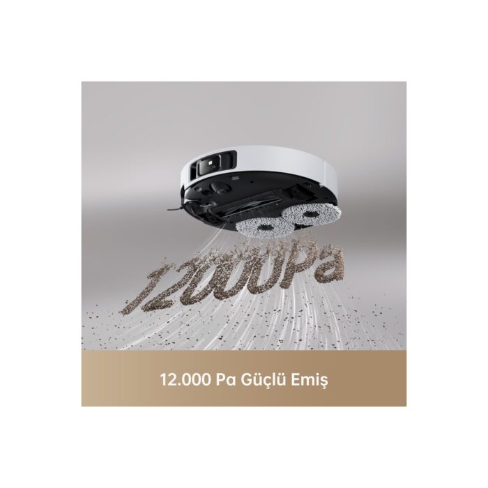 Dreame X40 Ultra Robot Süpürge Beyaz, 12.000PA Emiş Gücü - Görsel 2