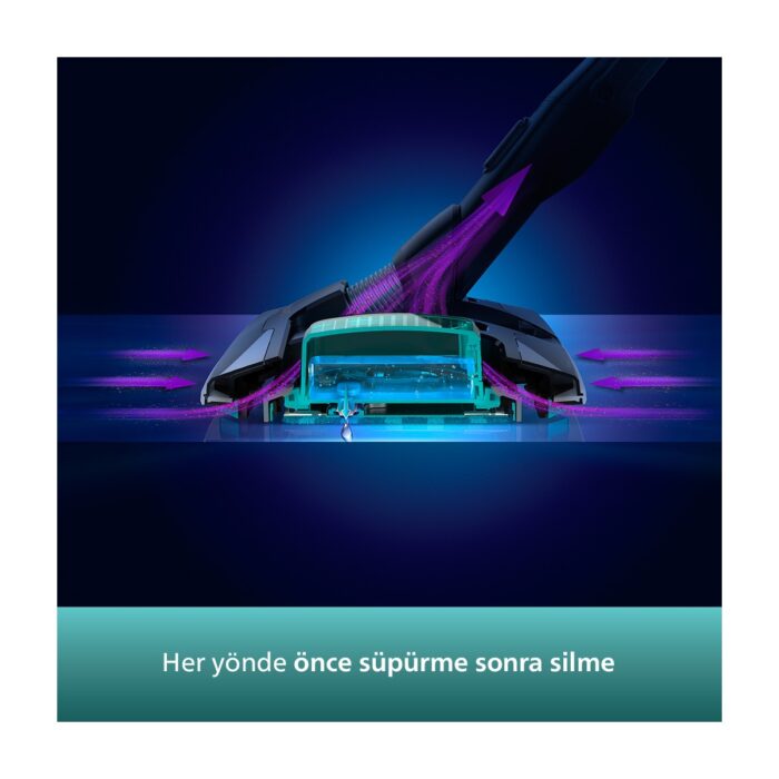 PHILIPS XC8349/01 AQUA PLUS 25.2 V DIKEY SARJLI SUPURGE - Görsel 3