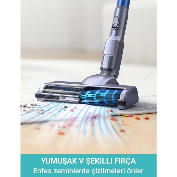 Greenote GSC50 Akülü Dikey Elektrikli Süpürge, 23000PA Güçlü  35 Dakika Uzun Çalışma Süresi - Görsel 5