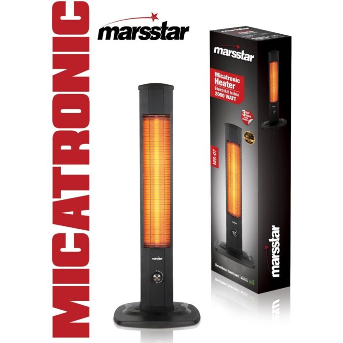 MARSSTAR Ms-07 Micatronic 2000 W Dikey Infrared Isıtıcı - Görsel 2