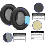 Mrs Toys Anker Soundcore Life Q20/Q20 BT/Q20+ Kulaklıklar Için Yedek Kulak Pedleri,protein Deri ve Yüksek Yoğunluklu Köpük Profesyonel Kulaklık Kulak Yastığı Pedi Süngeri-Siyah - Görsel 3