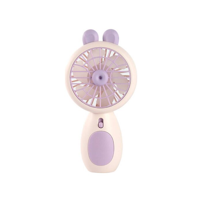 110000785354439.jpg Zore ZB093 Işıklı Mini Vantilatör Portatif Soğutucu Fan - Görsel 1