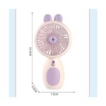 Zore ZB093 Işıklı Mini Vantilatör Portatif Soğutucu Fan - Görsel 2