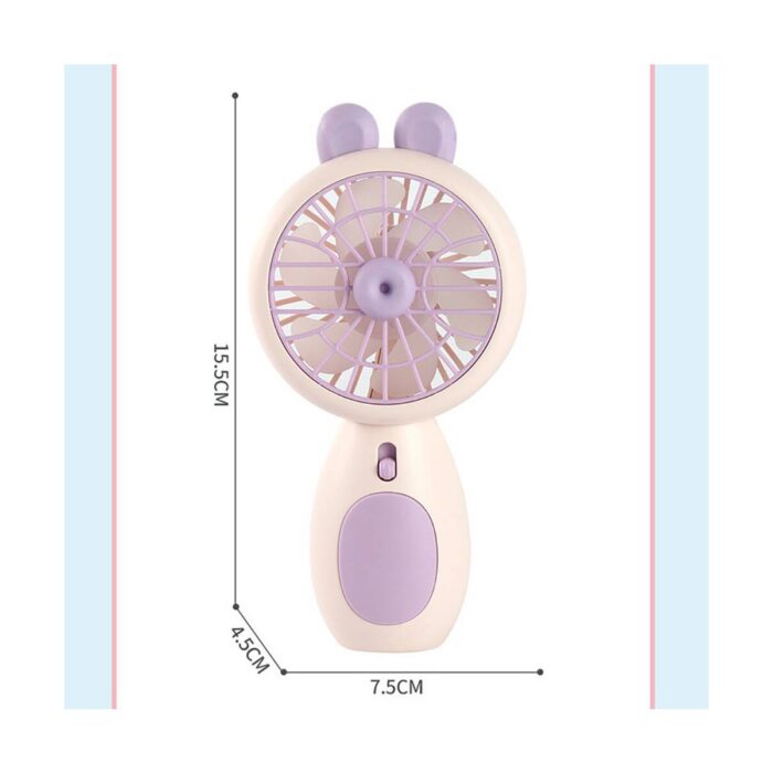 Zore ZB093 Işıklı Mini Vantilatör Portatif Soğutucu Fan - Görsel 2