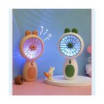 Zore ZB093 Işıklı Mini Vantilatör Portatif Soğutucu Fan - Görsel 4