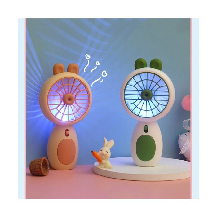 Zore ZB093 Işıklı Mini Vantilatör Portatif Soğutucu Fan - Görsel 4