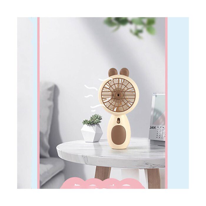 Zore ZB093 Işıklı Mini Vantilatör Portatif Soğutucu Fan - Görsel 5