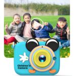 Holatec Ön-Arka 2 Kameralı Çocuk Fotoğraf Makinesi Üst Kalite Hd Çocuk Selfie Fotoğraf Makinesi Hd Kılıflı - Görsel 2