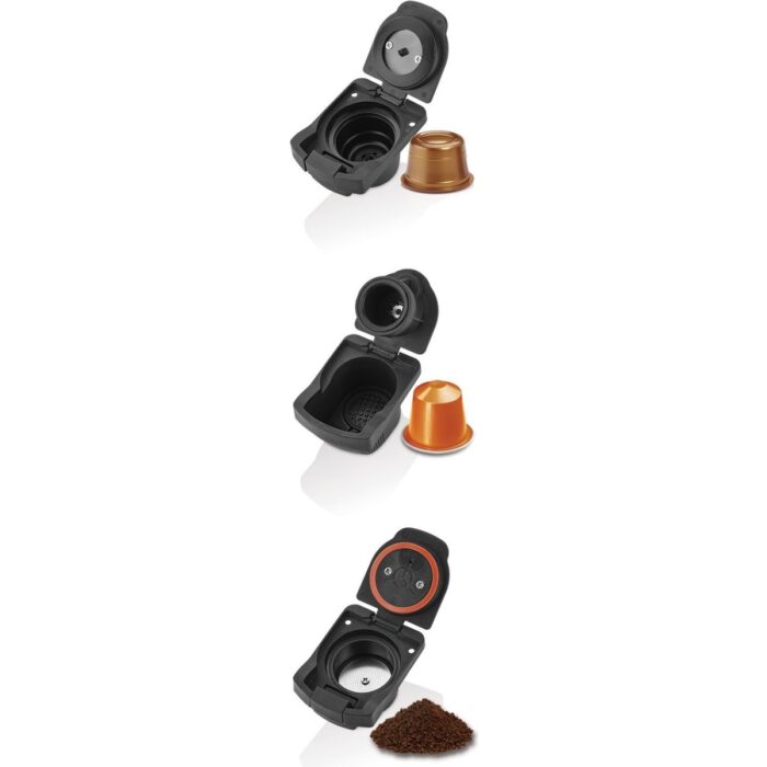 Kiwi KCM-7597 Kapsül Kahve Makinesi Kırmızı Nespresso/ Dolce Gusto/ Toz Kahve ile Uyumlu - Görsel 3