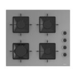 Ferre Fryart Ss Serisi Gri Set (SS208 + XE63CPR +D079 ) - Kare Emaye Izgara - Görsel 2