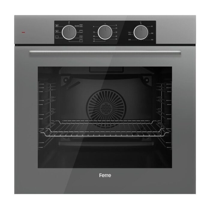 Ferre Fryart Basıc Ss Serisi Gri Set (SS208 + QXE62CPR +D088 ) - Kare Emaye Izgara - Görsel 3