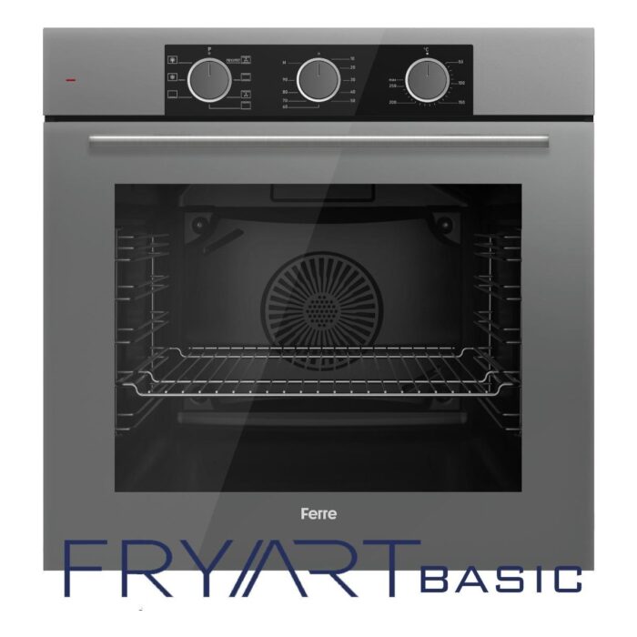 Ferre Fryart Basıc Ss Serisi Gri Set (SS208 + QXE62CPR +D088 ) - Kare Emaye Izgara - Görsel 4