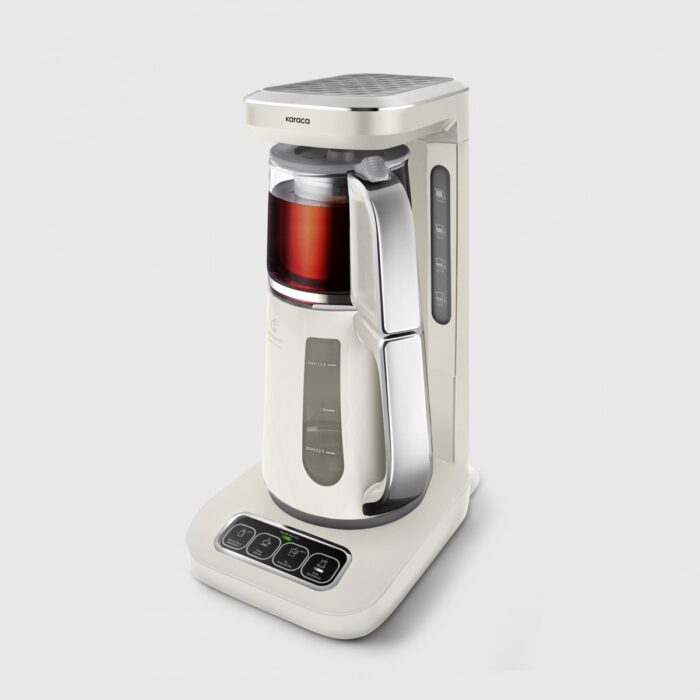 Karaca Çaysever Robotea Pro Quartz 4 In 1 Konuşan Çay Makinesi Creamy - Görsel 4