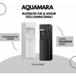 AQUAMARA Buz Makinalı Su Sebili - Siyah - Görsel 2