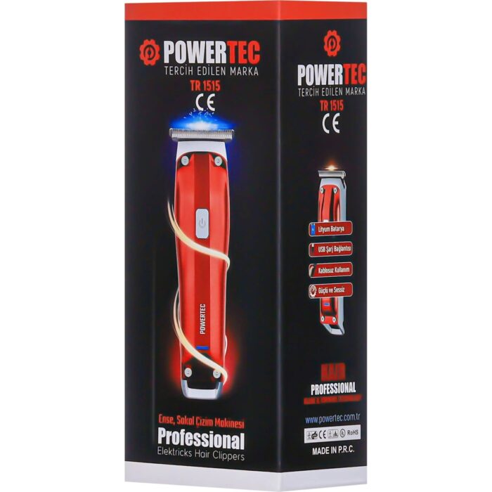 Powertec TR-1515 Lazer-Epilasyon Öncesi Tüm Vücut Tıraş Makinesi Sakal-Ense-Vücut - Görsel 4