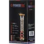 Powertec TR-1220 Pro Usb Şarjlı Dijital T-Bıçak Sakal Vücut Kıl Tüy Alma Kadın Erkek Epilasyon Tıraş Makinesi - Görsel 2