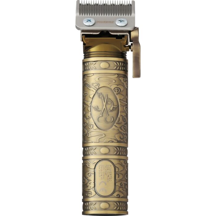 Powertec TR-8500 Kablosuz Saç ve Sakal Tıraş Makinesi – Altın, Hızlı Şarjlı, Dijital Göstergeli Profesyonel Model - Görsel 3