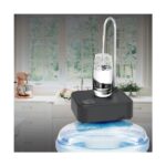 Kiwi Kwp 8520 USB Şarjlı Su Pompası - 5,5 cm Damacana ile Uyumlu, BPA İçermeyen, Paslanmaz Çelik Musluk, Siyah - Görsel 2