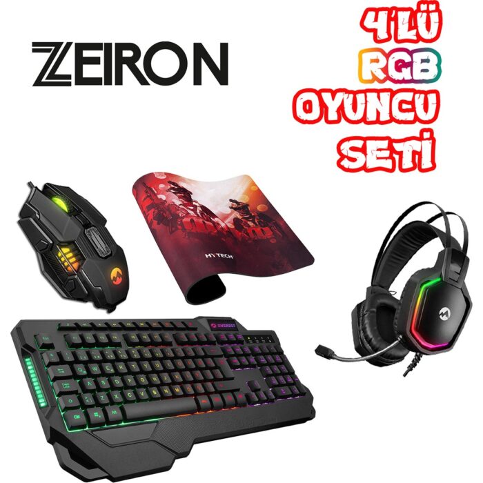 Zeiron ZGX25 Ryzen 5 3600 32GB 3200MHZ Ram 512GB SSD RX550 Gddr5 23.8" Curved Oyuncu Masaüstü Bilgisayar - Görsel 4