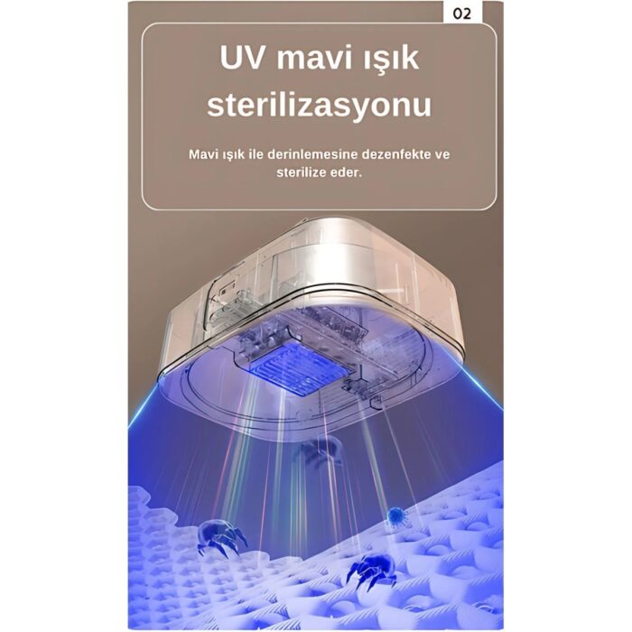 Goldenowl Royues 10 Kg A++ Isı Pompalı Kurutma Makinesi Hızlı Kurutma UV Mavi Işık Sterilizasyon Dijital Panel - Görsel 3