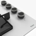 Ferre SS206 Kare Emaye Izg. Beyaz Cam Ocak - Görsel 3