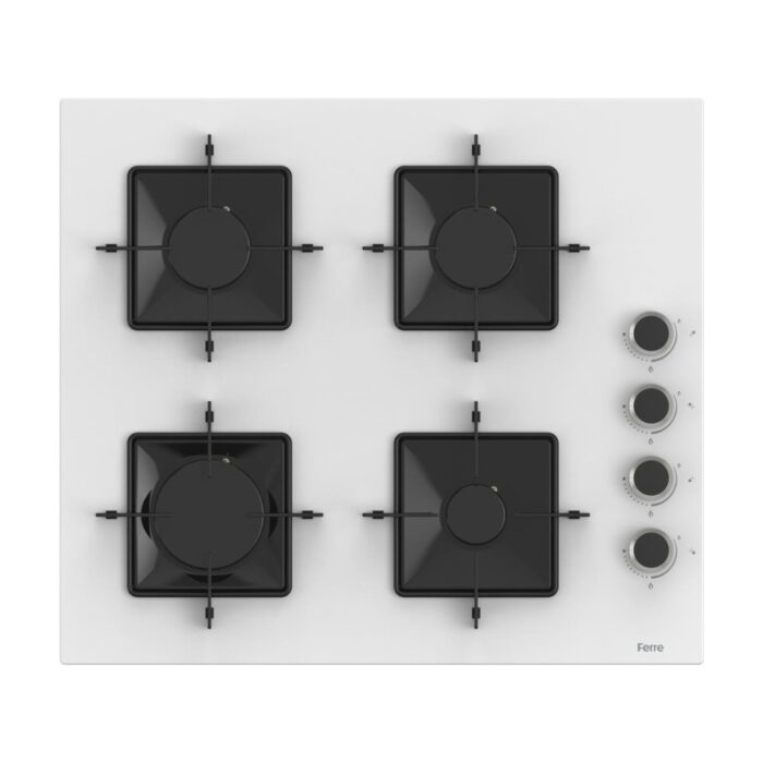 Ferre Fryart Ss Serisi Beyaz Set (SS206 + XE63CB +D078 ) - Kare Emaye Izgara - Görsel 2