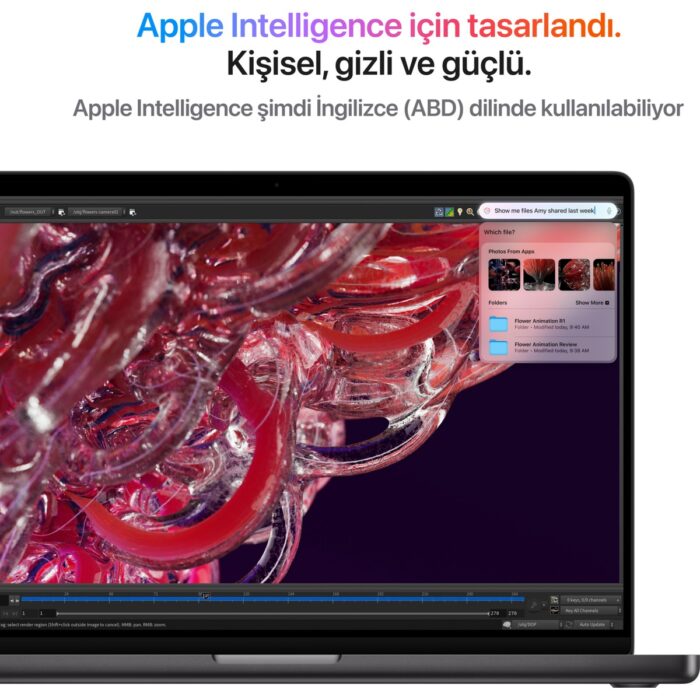 Apple MacBook Pro M4 Pro 24GB 1TB SSD macOS 14" Taşınabilir Bilgisayar Uzay Siyahı MX2J3TU/A - Görsel 5