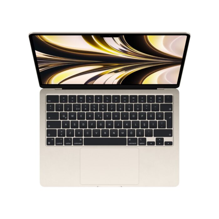Apple MacBook Air M2 16GB 256GB SSD macOS 13" Taşınabilir Bilgisayar Yıldız Işığı MC7W4TU/A - Görsel 4