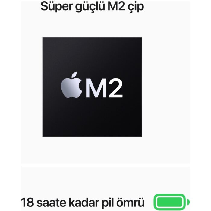 Apple MacBook Air M2 16GB 256GB SSD macOS 13" Taşınabilir Bilgisayar Yıldız Işığı MC7W4TU/A - Görsel 5