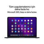 Apple MacBook Air M2 16GB 256GB SSD macOS 13" Taşınabilir Bilgisayar Gece Yarısı MC7X4TU/A - Görsel 3