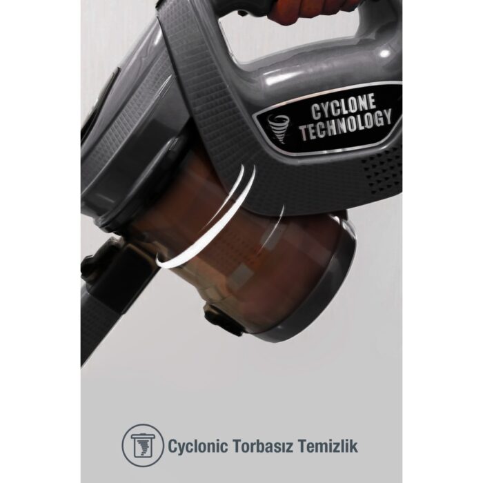 Fantom Provac P5000 Cyclonic Elektrik Süpürgesi Gri - Görsel 3