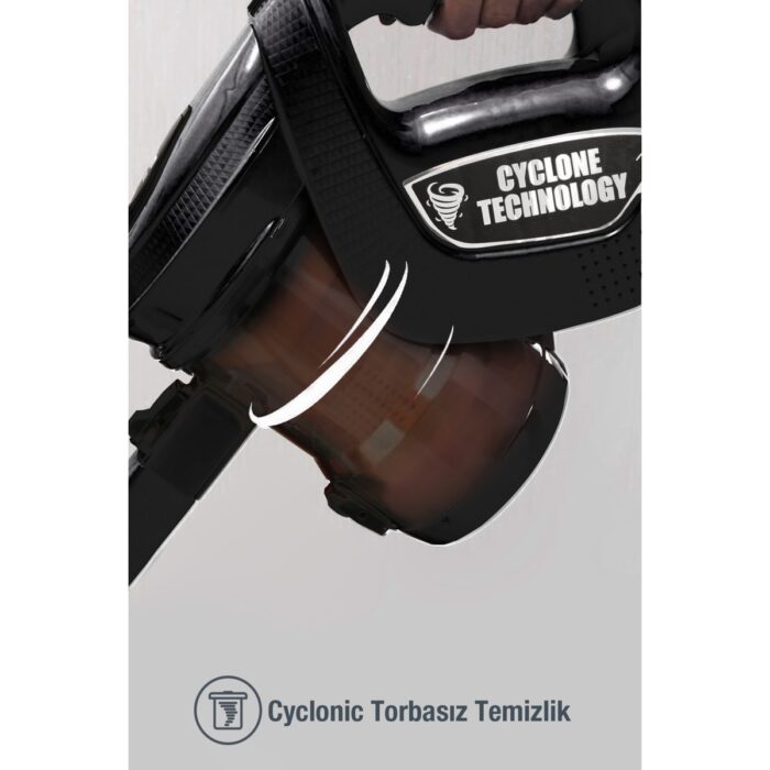 Fantom Provac P-5000 Elektrikli Dik Saplı Süpürge - Siyah - Görsel 3