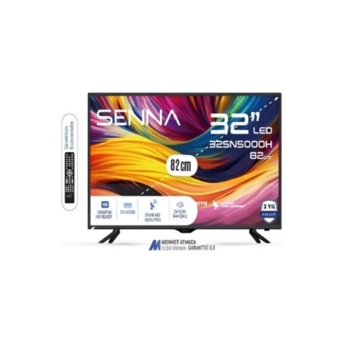 110000806802583.jpg Senna SN5000H 32'' 80 Ekran Uydu Alıcılı HD Ready LED TV - Görsel 1