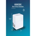 Kurutek KT12A Ev Tipi Nem Alma Cihazı - Görsel 2