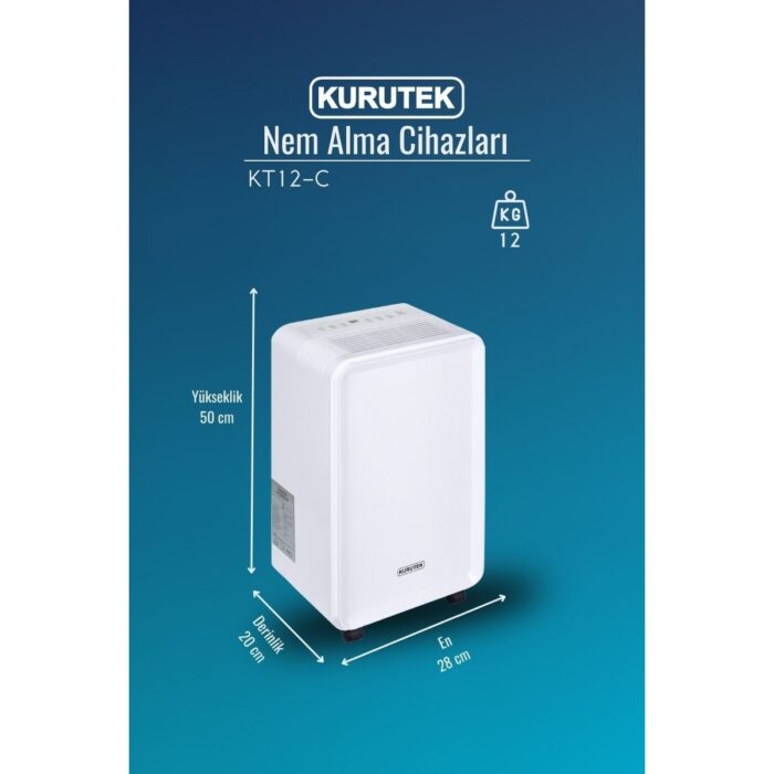 Kurutek KT12C Ev Tipi Nem Alma Cihazı - Görsel 3