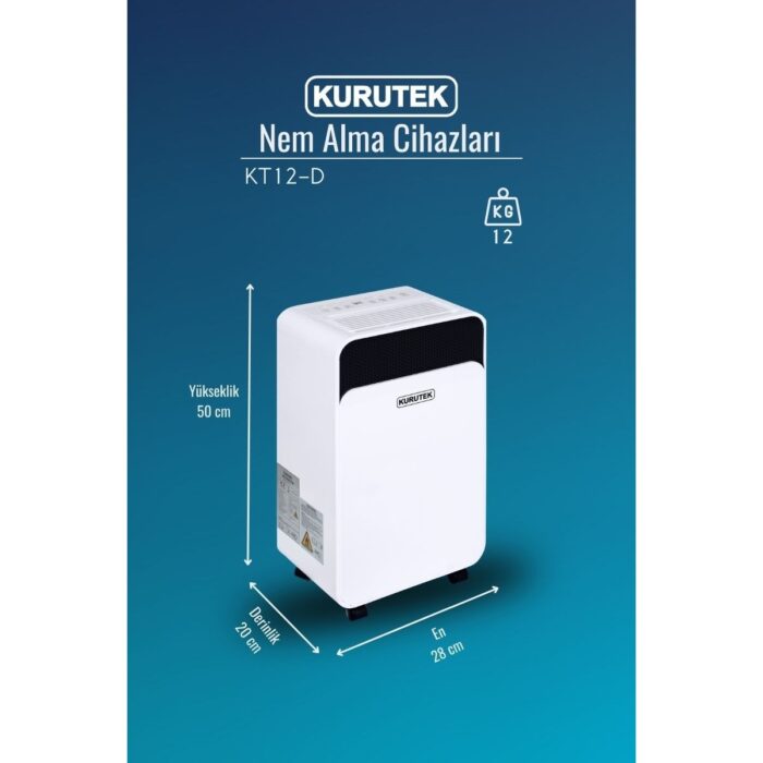 Kurutek KT12D Ev Tipi Nem Alma Cihazı - Görsel 3