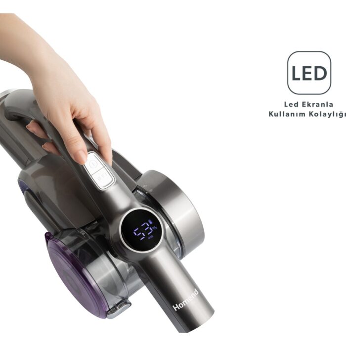 Homend Dustrider 1260H Dikey Şarjlı Kablosuz Süpürge - Görsel 2
