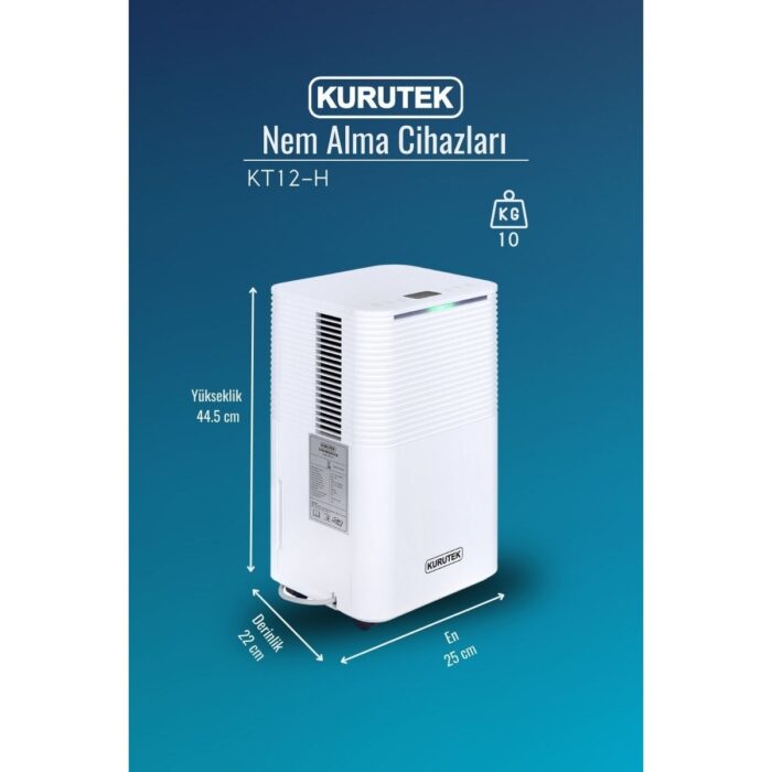 Kurutek Nem Alma & Hava Temizleme Cihazı Ev Tipi KT12H - Görsel 3