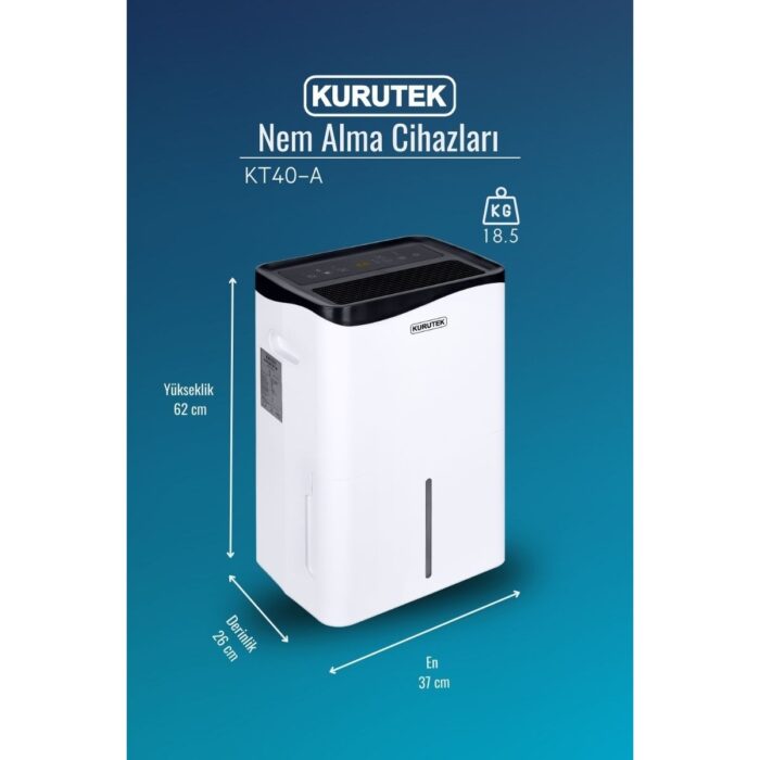 Kurutek KT40A Ev Tipi Nem Alma & Hava Temizleme Cihazı - Görsel 3