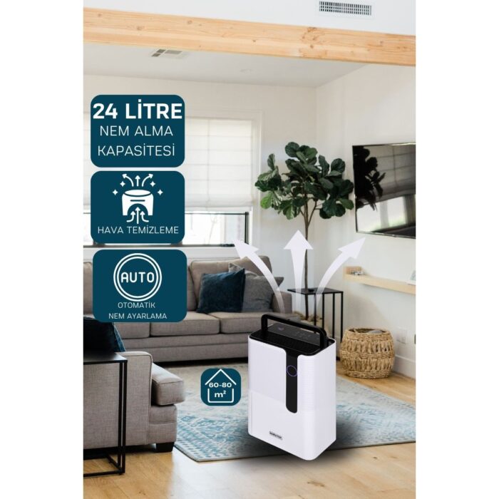 Kurutek KT24B Ev Tipi Nem Alma Cihazı - Görsel 2