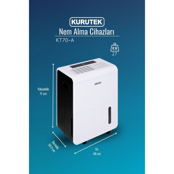 Kurutek KT70A Ev Tipi Nem Alma Cihazı - Görsel 3