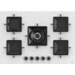 Ferre Steamart Ss Serisi Beyaz Set (SS036 + XE64CB +D064 ) -75'lik Seri - Kare Emaye Izgara - Görsel 2