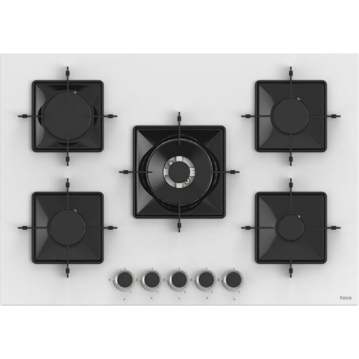 Ferre Steamart Ss Serisi Beyaz Set (SS036 + XE64CB +D064 ) -75'lik Seri - Kare Emaye Izgara - Görsel 2