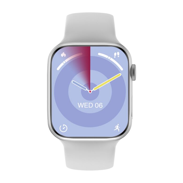 Hytech W99 Watch Ios ve Androıd Uyumlu Mactıve 2.05 Inch Geniş Ekranlı Gümüş Akıllı Saat - Görsel 4